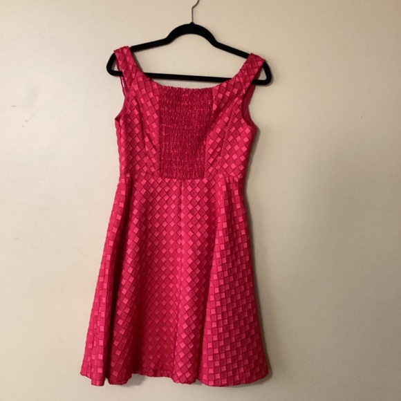 Anthropologie Moulinette Soeurs Short Sleeve Red Dress Size 8P - Picture 5 of 13